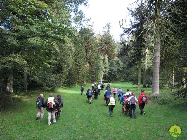 randonnée sportive avec joëlettes, Tervuren, 2012